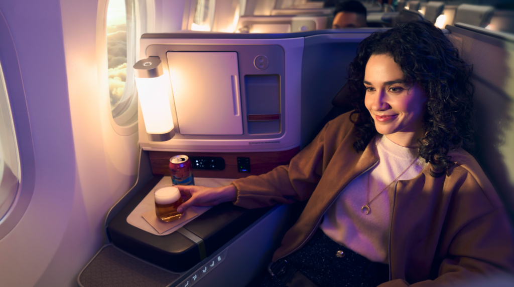Alaska's new International Business Class. (Photo: Alaska Airlines)