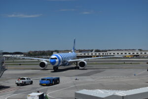 My Condor A330-900neo for the flight over to Frankfurt, arriving into the gate.