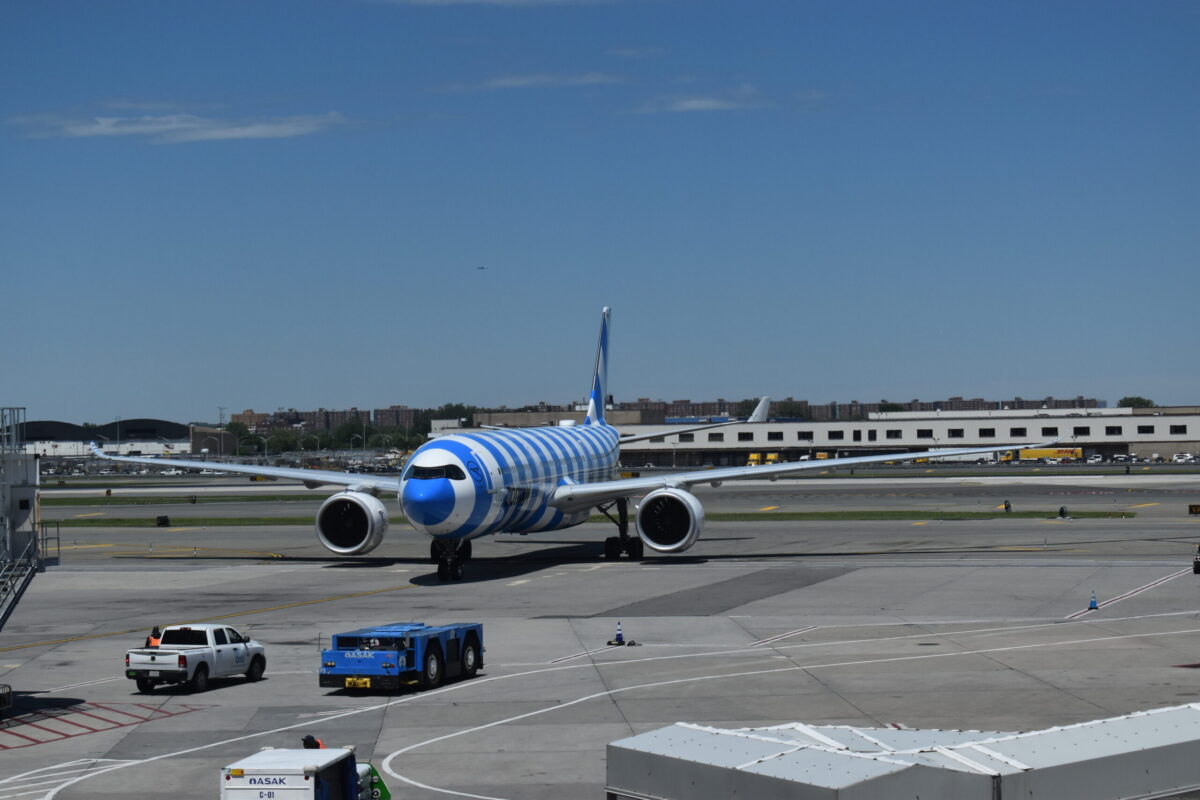 My Condor A330-900neo for the flight over to Frankfurt, arriving into the gate.