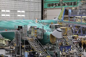 Boeing 737 MAX aircraft in production